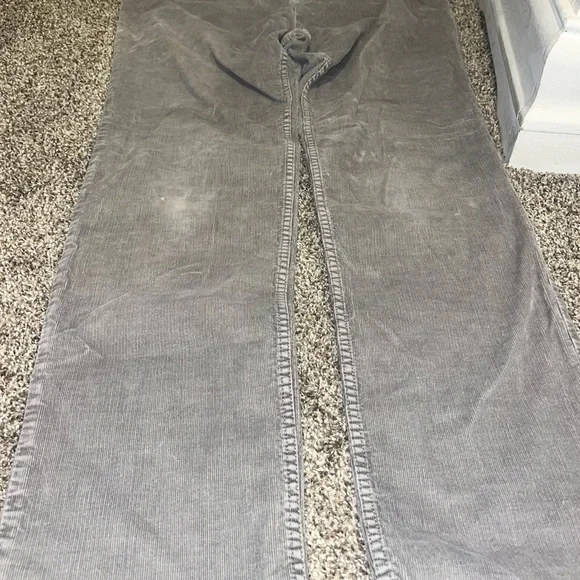 J Jill Womens Corduroy Jeans Gray slim leg stretch size 14 - Picture 2 of 10